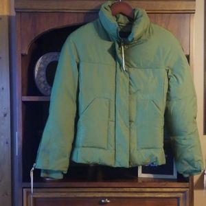 BCBGmaxazria puffer coat (feather)